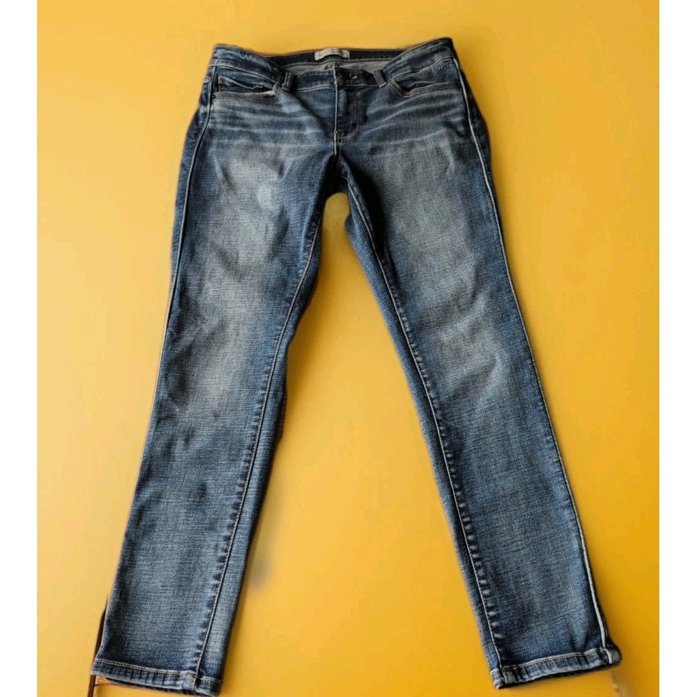 Bke Denim Payton Jeans Women 30X29.5‎ Mid Rise Skinny Leg Blue Designer Pants